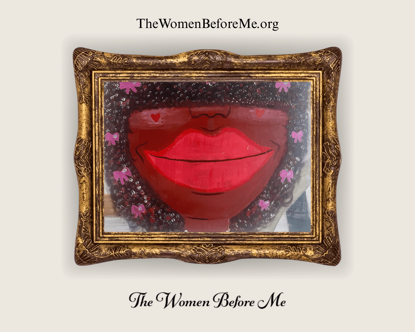 Up Close and Lovely | 16x20 Hand - Painted Original - The Women Before Me