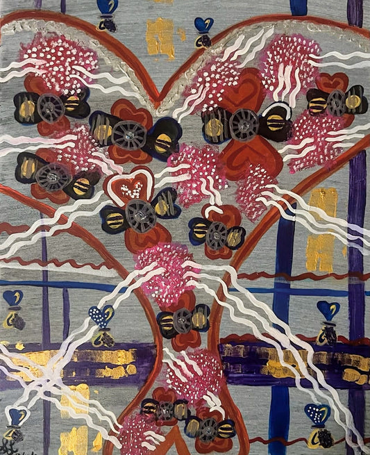 Radiate Love | 16x20 Hand - Painted Original - The Women Before Me