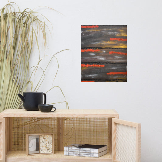 Textured Glow of Embers Over Smoky Background | Print - The Women Before Me
