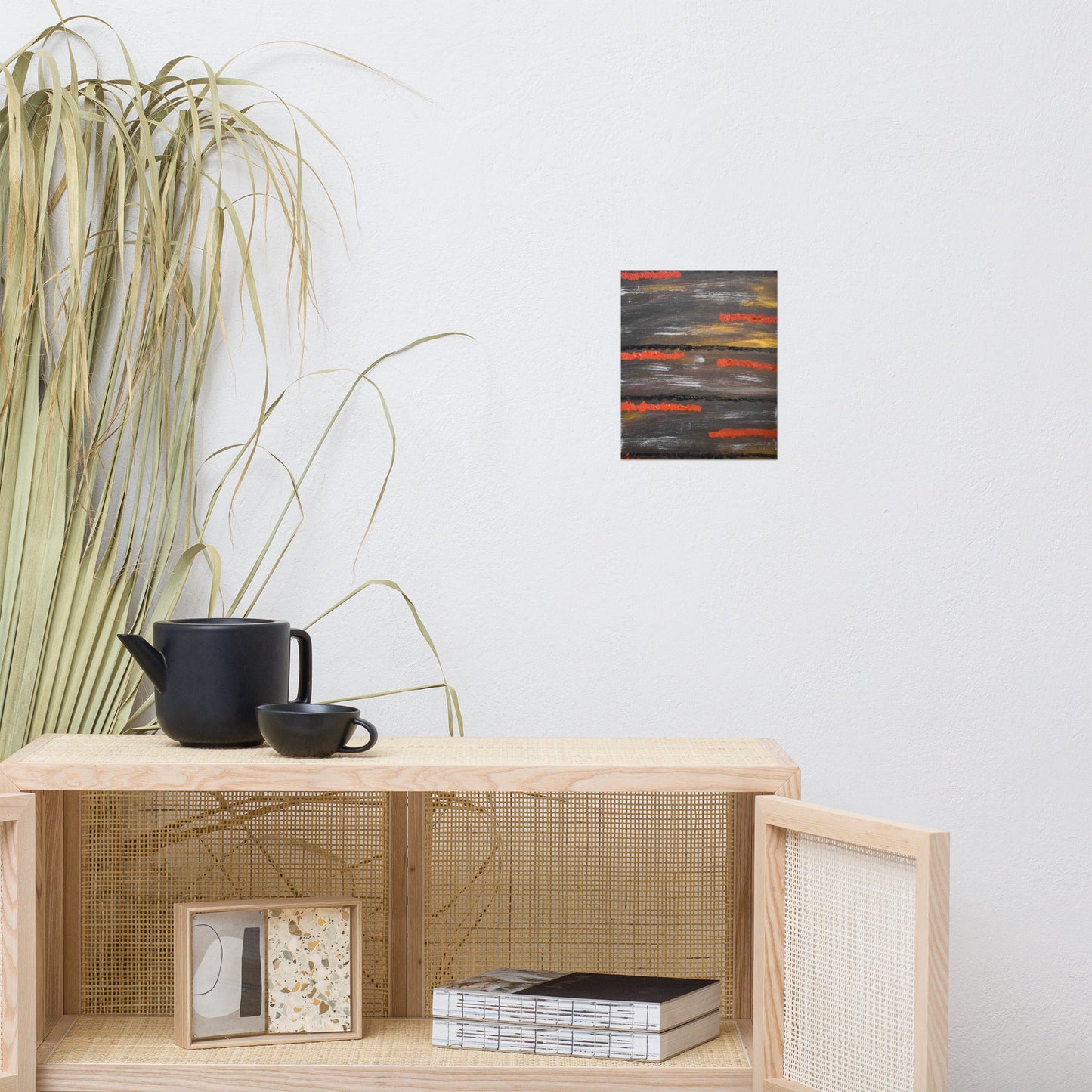 Textured Glow of Embers Over Smoky Background | Print - The Women Before Me